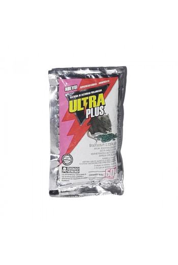 Raticida ULTRA PLUS x 50 gr.